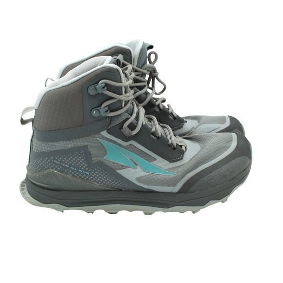 Altra Shoes - Altra Lone Peak Hiking Trail Boot Womens 7 ALL WTHR Mid Gray Waterproof Outdoor